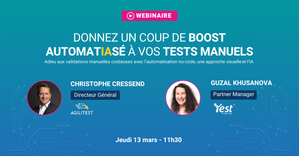 Webinaire Yest et Agilitest