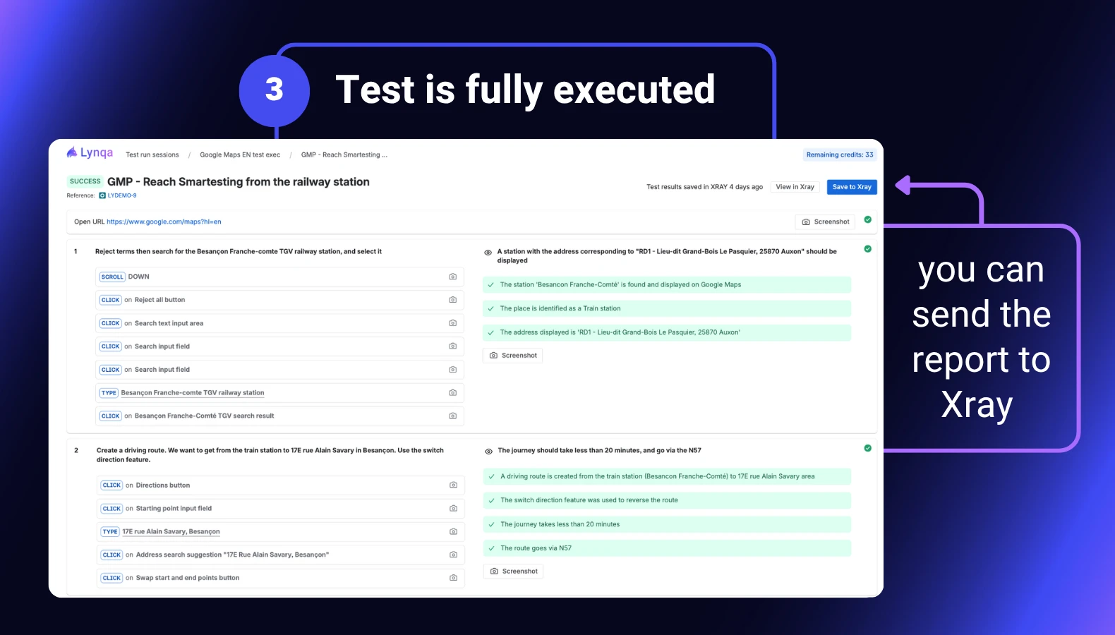  AI Agent to Execute Tests
